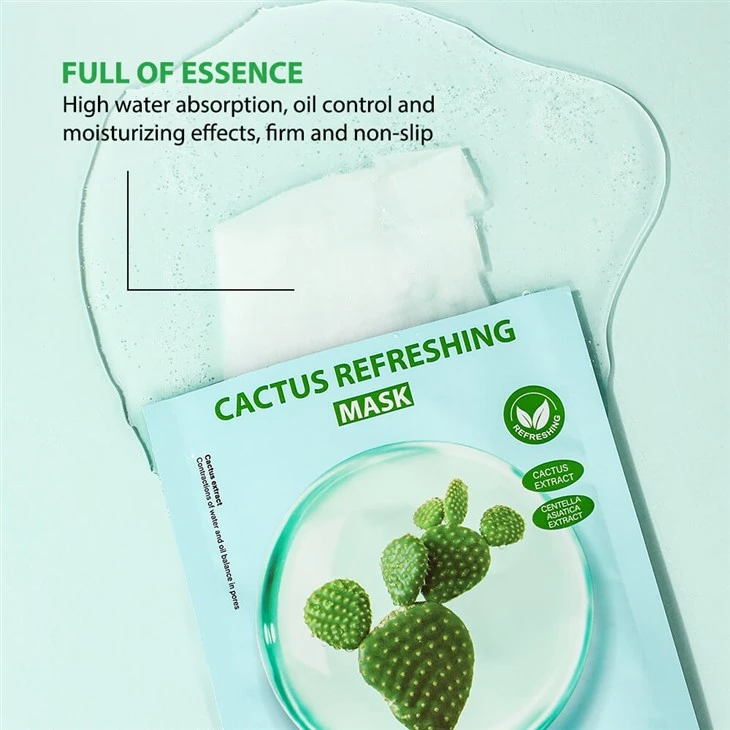 MOOYAM CACTUS REFRESHING FACIAL MASK – Instant Hydration & Calm For Glowing Skin